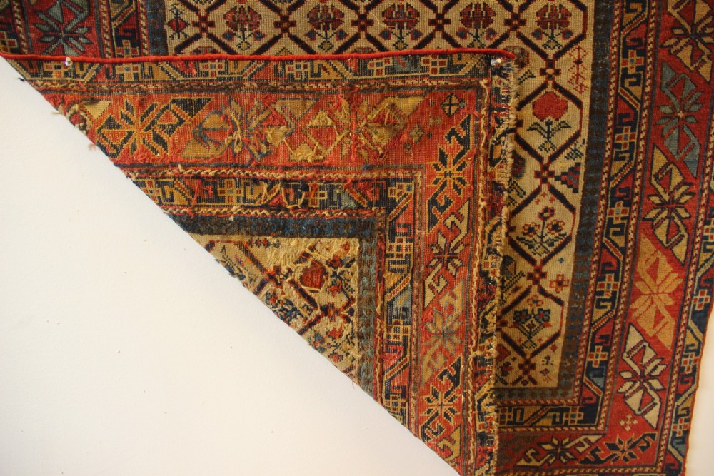 89 x 136cm Antique Fine Shirvan Prayer Rug, Dated View IX