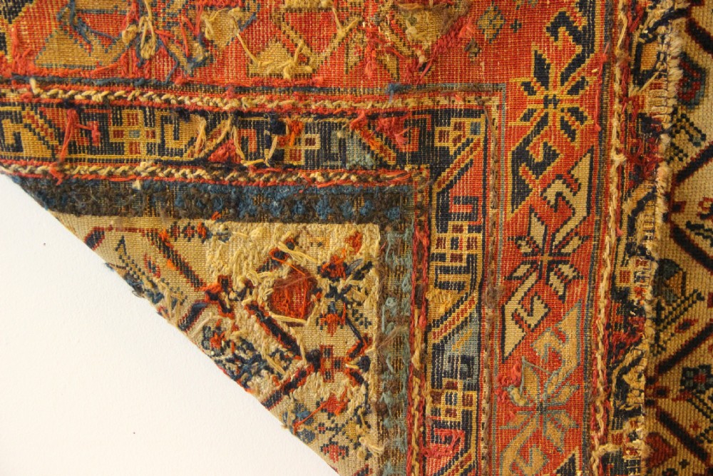 89 x 136cm Antique Fine Shirvan Prayer Rug, Dated View X