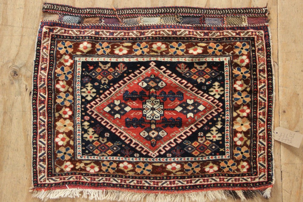85 x 66cm Fine Antique Afshar Bagface