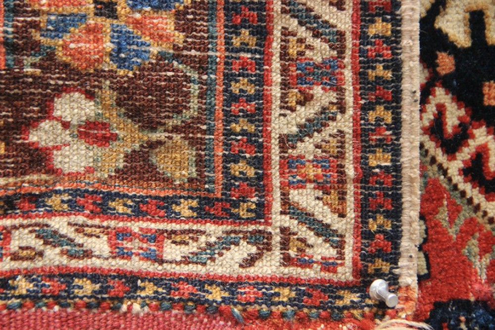 85 x 66cm Fine Antique Afshar Bagface View III