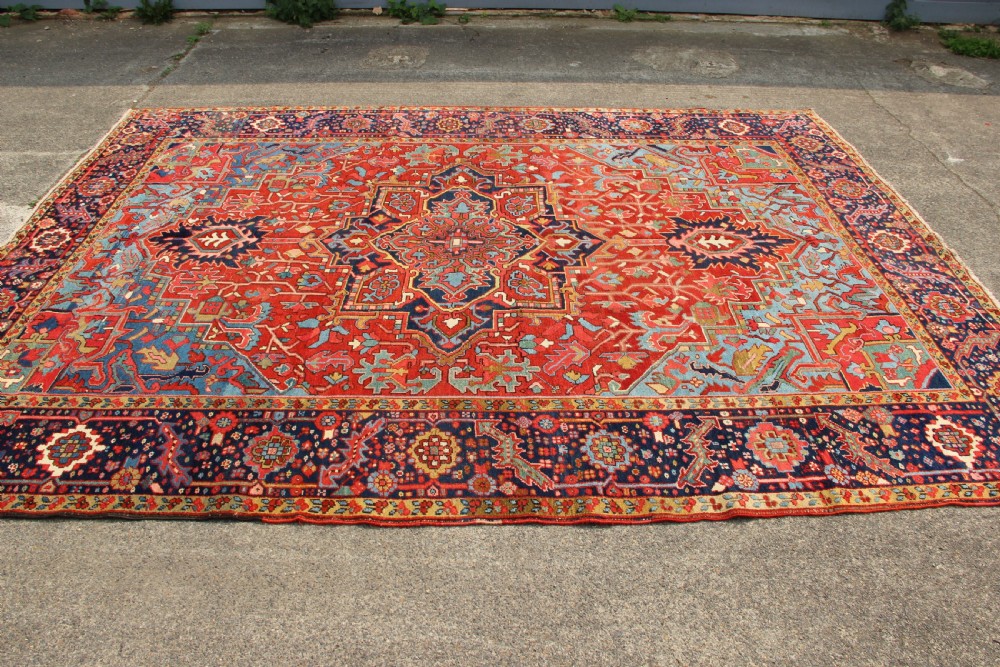 266 x 356cm Antique Karadja Heriz Carpet View IX
