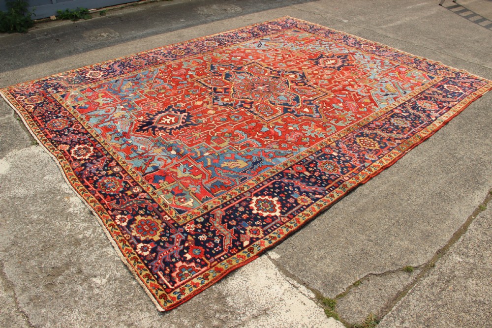 266 x 356cm Antique Karadja Heriz Carpet View X