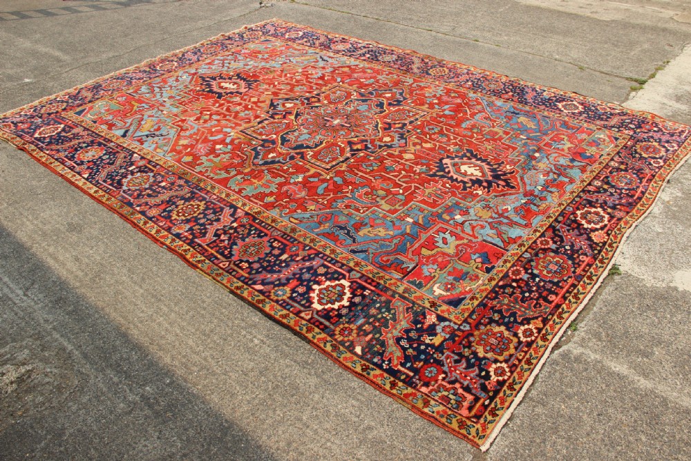 266 x 356cm Antique Karadja Heriz Carpet View XII
