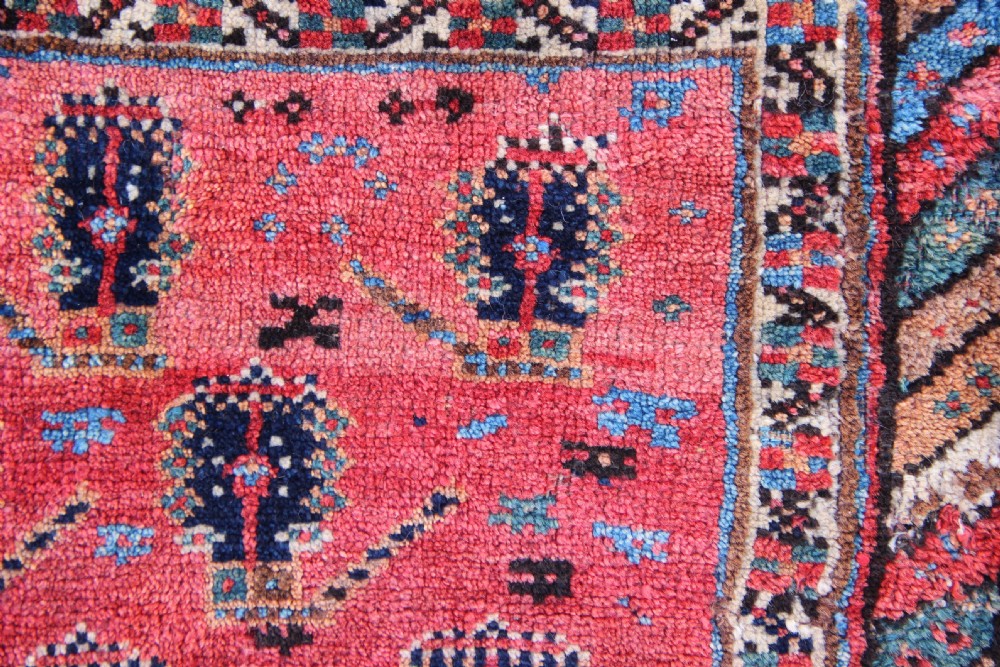 78 x 48cm Antique Afshar Saddle Bag Face View IV