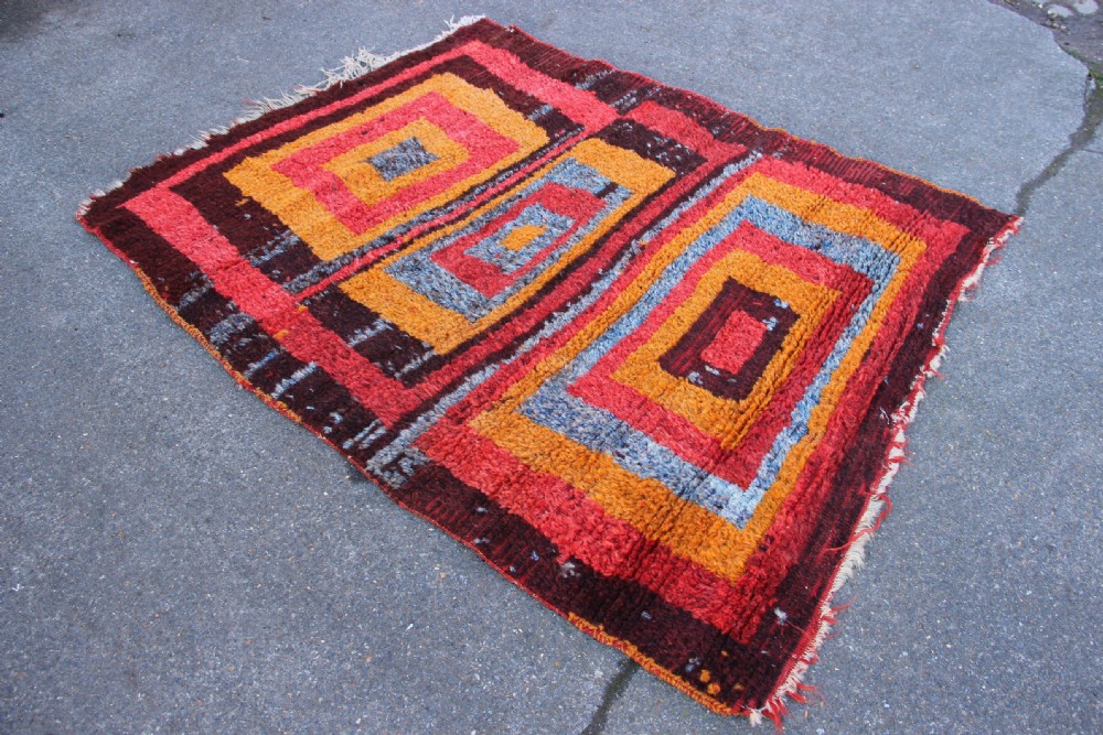 130 x 169cm Antique Tulu Rug Robert Kime Personal Collection View VIII