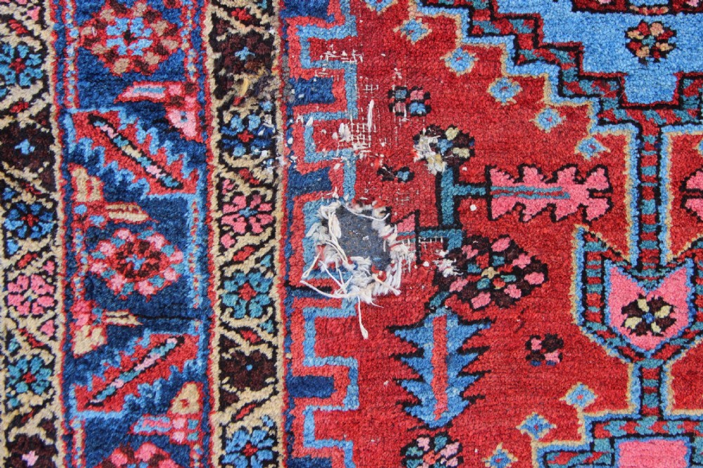 102 x 340cm Antique Heriz Runner View V