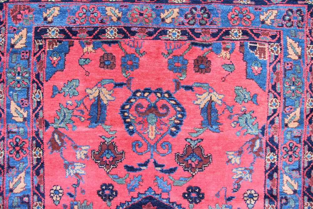 114 x 206cm Antique Fine Hamadan Rug View III