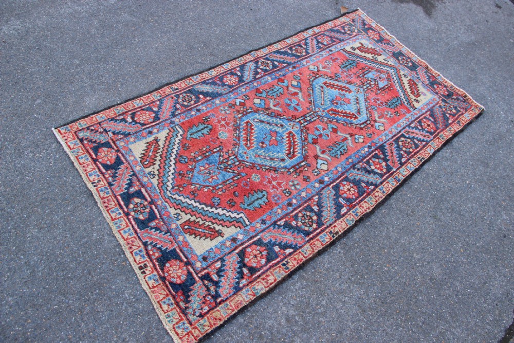 96 x 182cm Antique Heriz Rug View VII