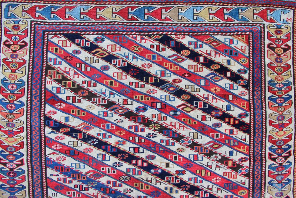 130 x 220cm Antique Fine Shirvan Rug View IV
