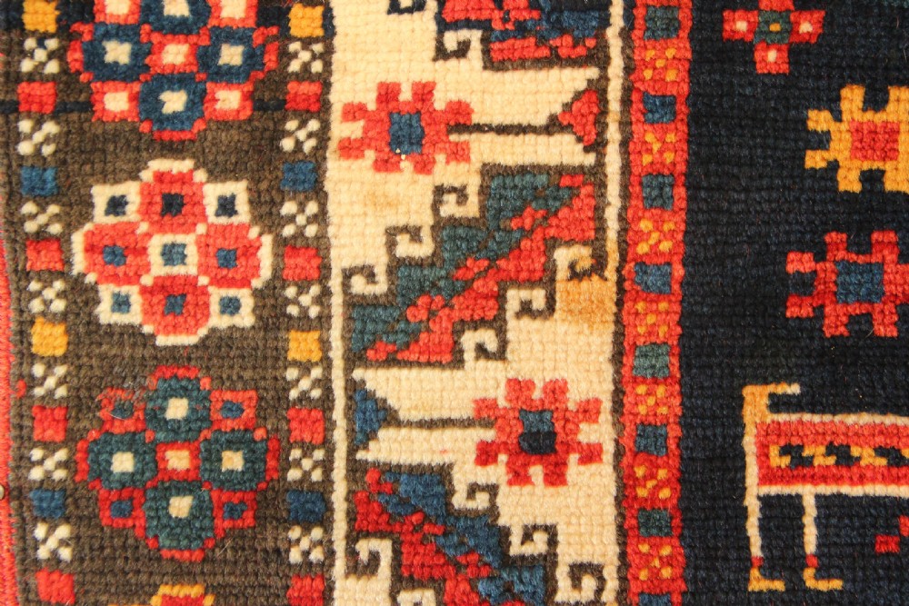 105 x 191cm Antique Caucasian Kazak Rug View XI