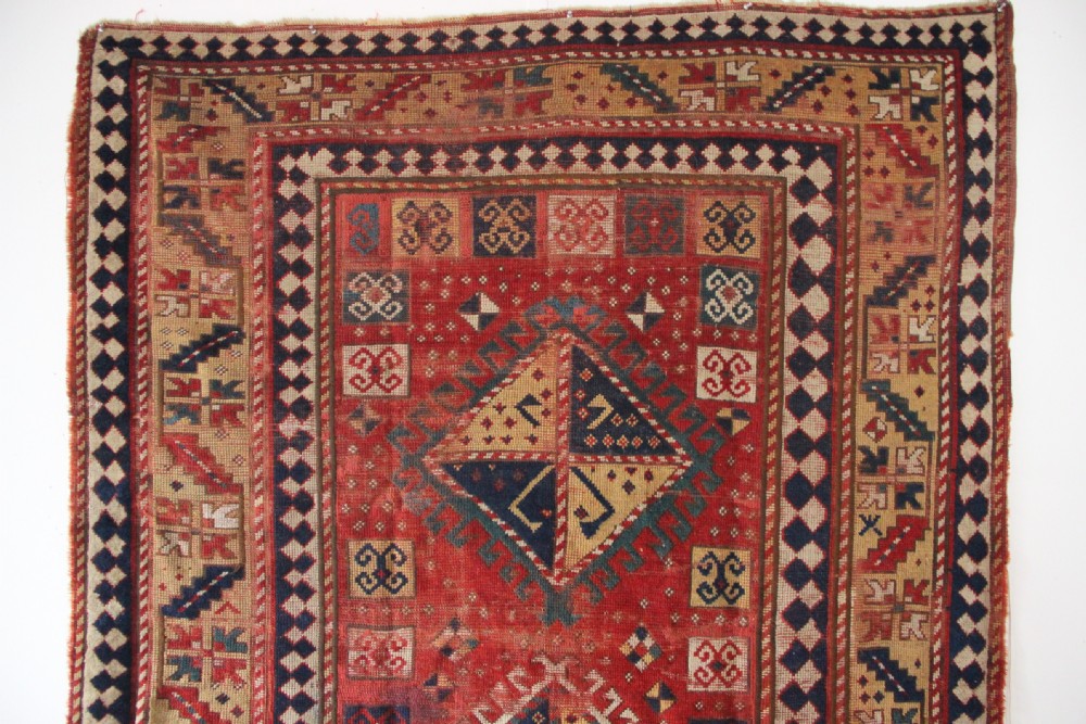139 x 220cm Early Karachopf Kazak View III