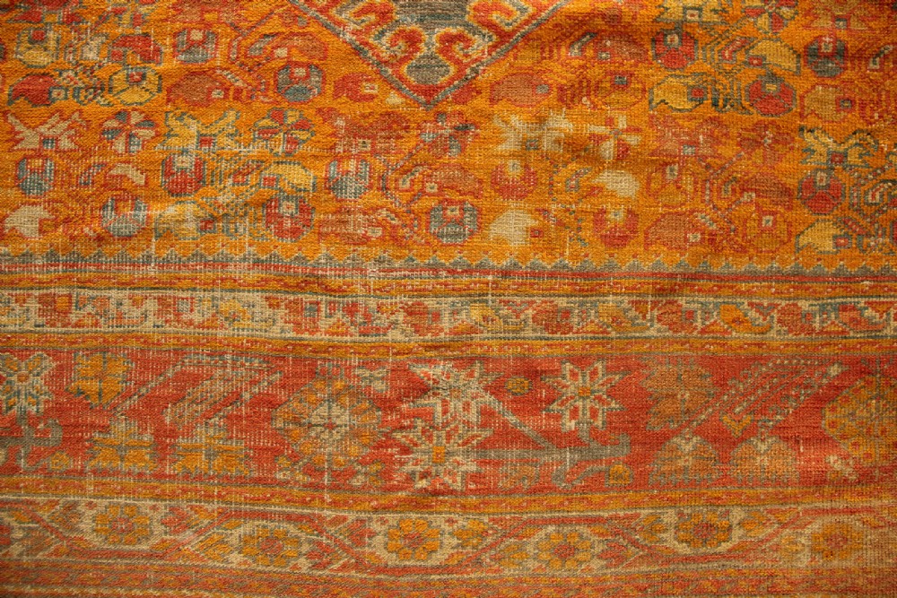 287 x 384 Antique Oushak or Ushak Carpet View III