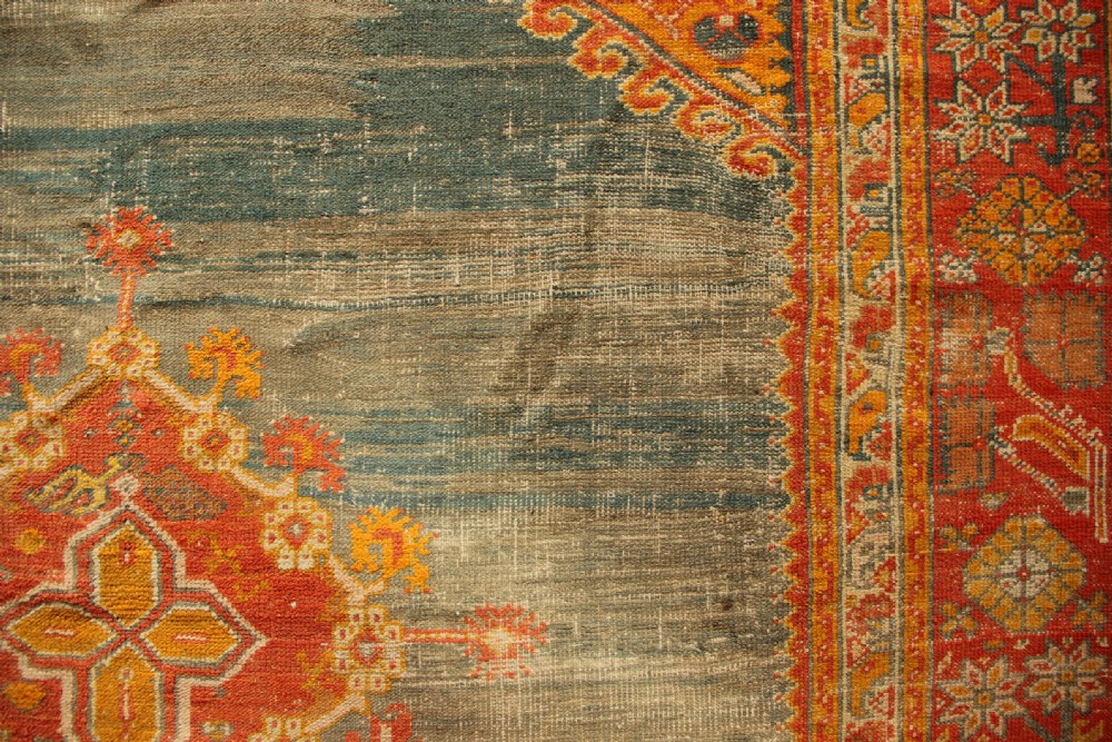 287 x 384 Antique Oushak or Ushak Carpet View V