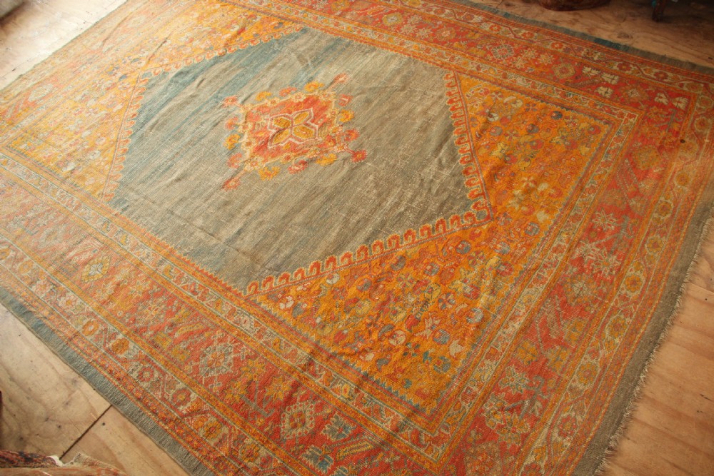 287 x 384 Antique Oushak or Ushak Carpet View VIII