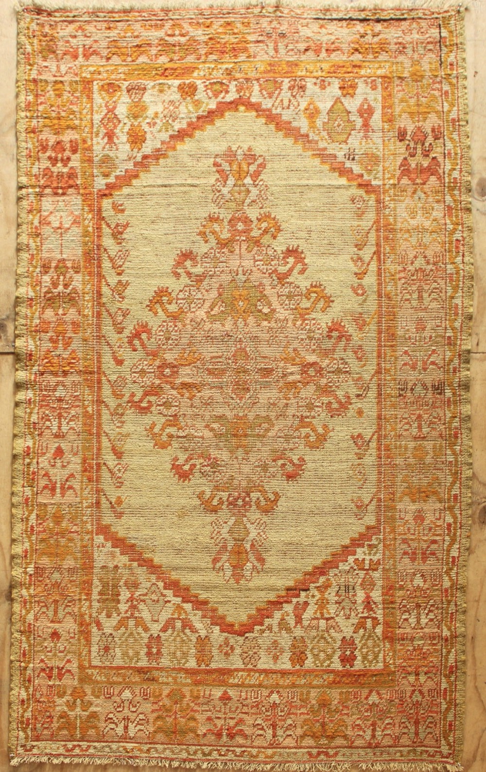 134 x 236cm Antique Kula Oushak Rug