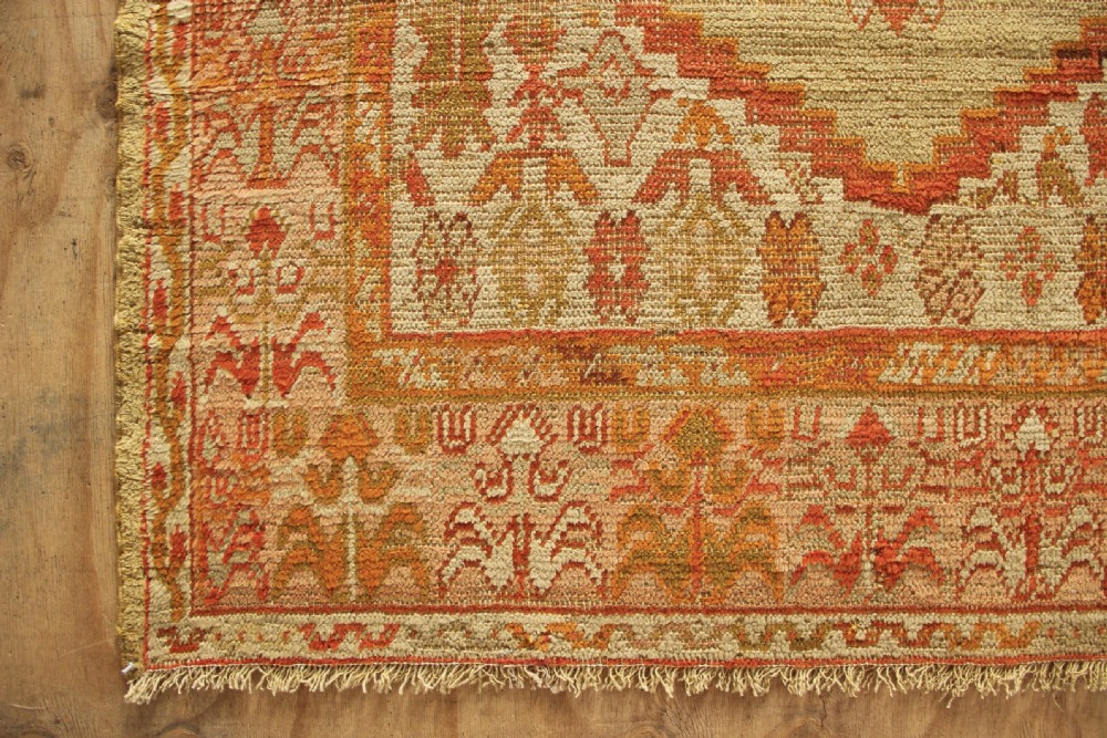 134 x 236cm Antique Kula Oushak Rug View II