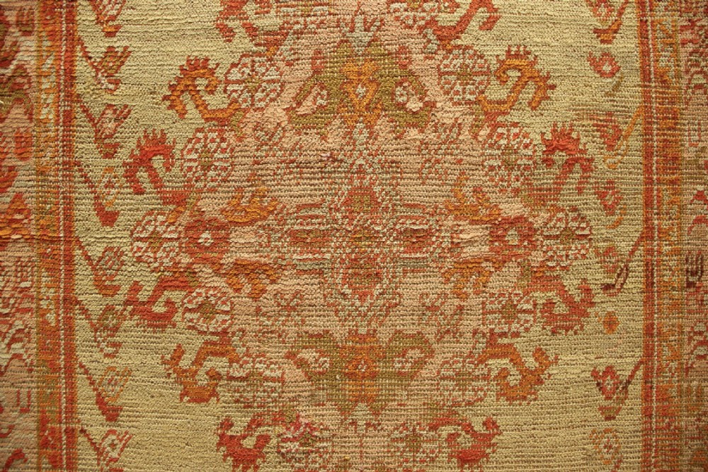 134 x 236cm Antique Kula Oushak Rug View III