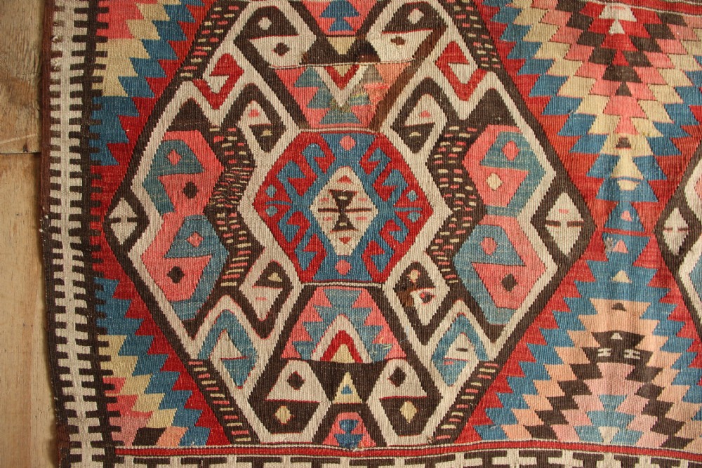 145 x 328cm Antique Mut Kilim, Anatolia View III