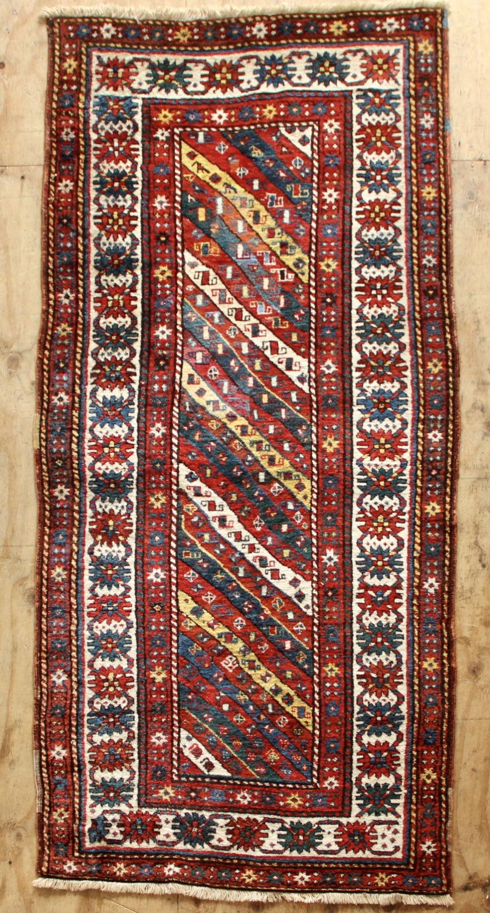 110 x 229cm Antique Fine Kazak Rug