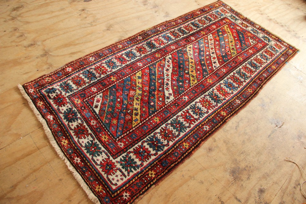 110 x 229cm Antique Fine Kazak Rug View VI