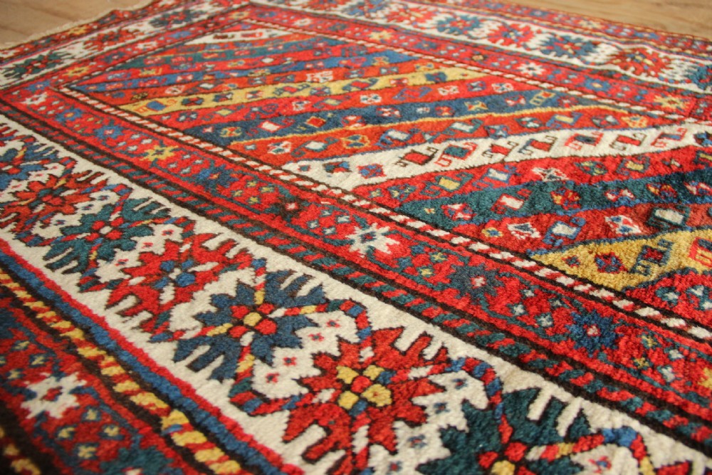 110 x 229cm Antique Fine Kazak Rug View XI