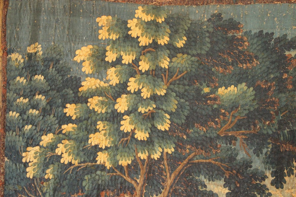 206 x 237cm 17th century Verdure Flemish Tapestry View IV