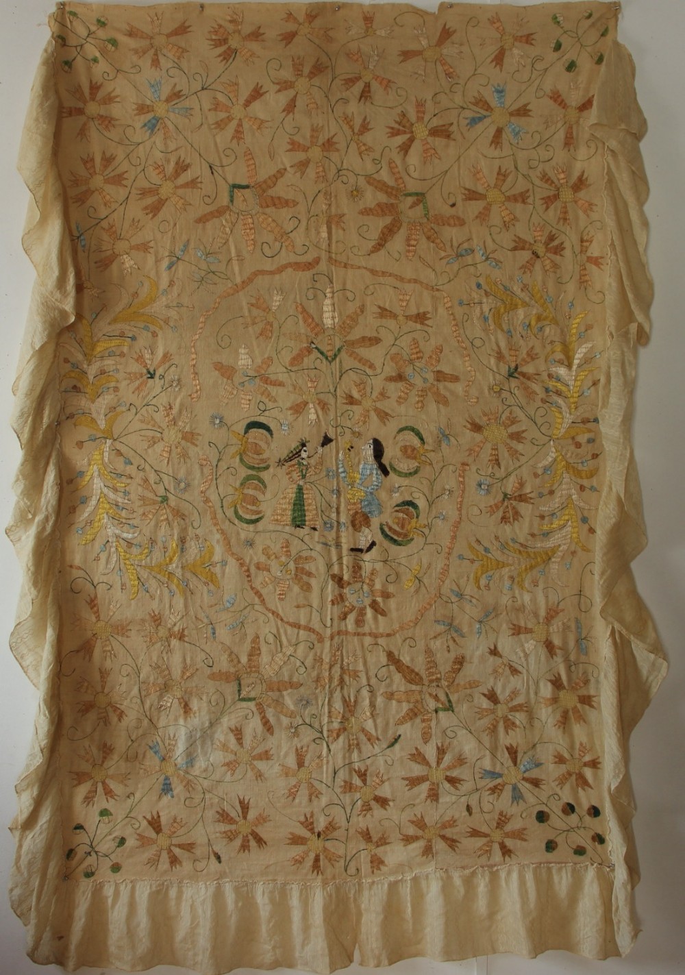 128 x 206cm 19th century Castelo Branco Embroidery