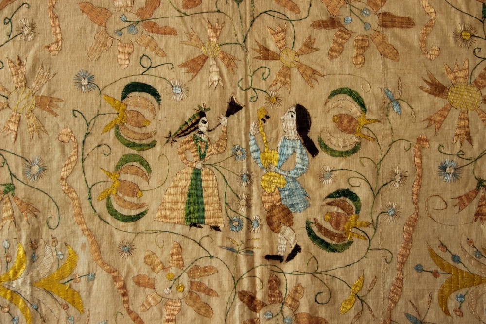 128 x 206cm 19th century Castelo Branco Embroidery View III