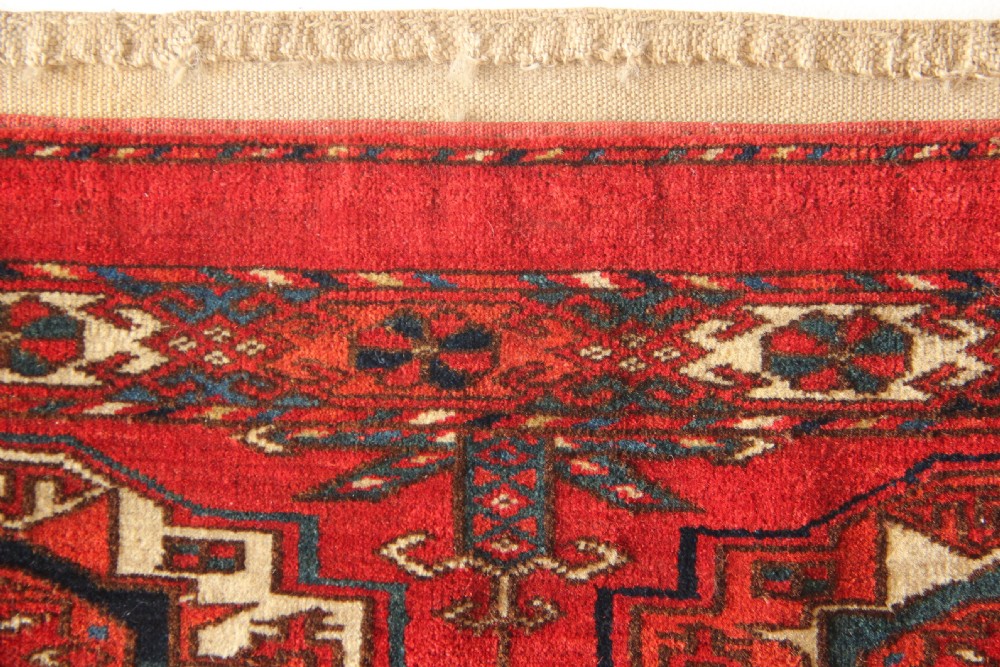 102 x 39cm Fine Antique & Colourful 6 Gul Tekke Torba View VIII