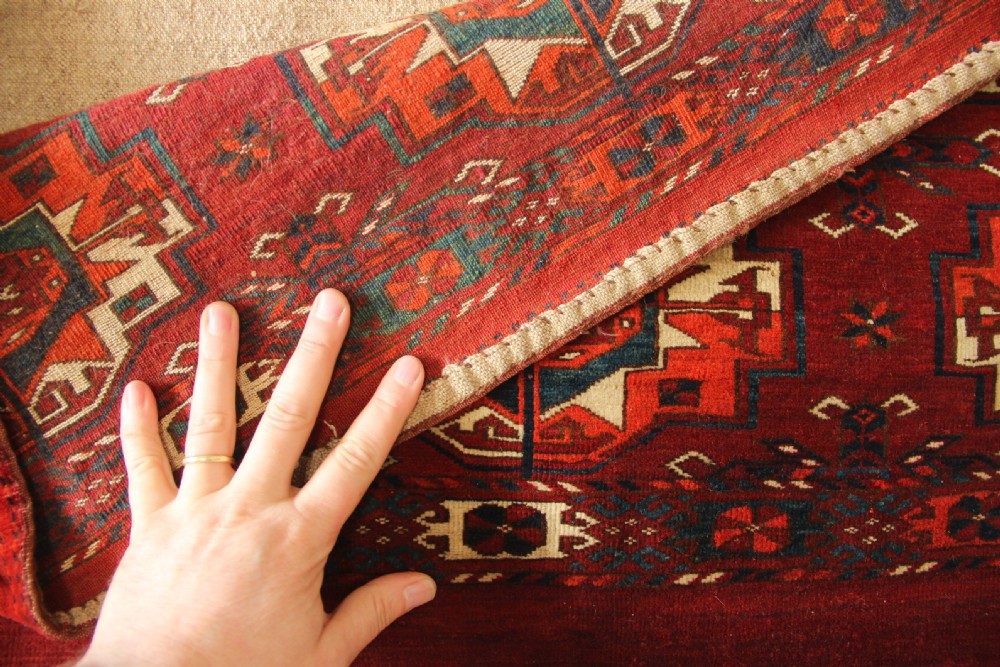 120 x 52cm Grand 6 Gul Tekke Torba View X