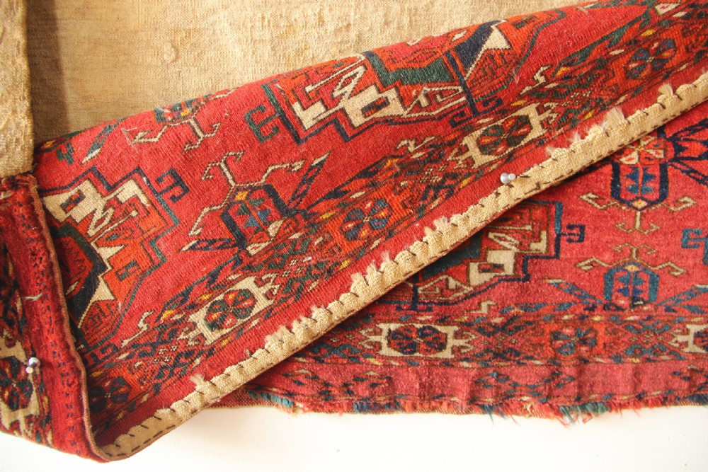 120 x 42cm Antique 6 Gul Tekke Torba silk highlights View IX