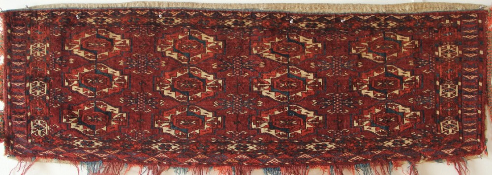 128 x 40cm Antique 12 Gul Tekke Torba