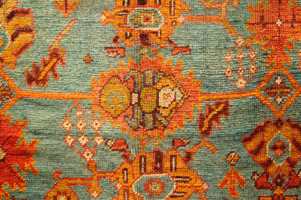 163 x 143cm  Antique Oushak Small Rug View II