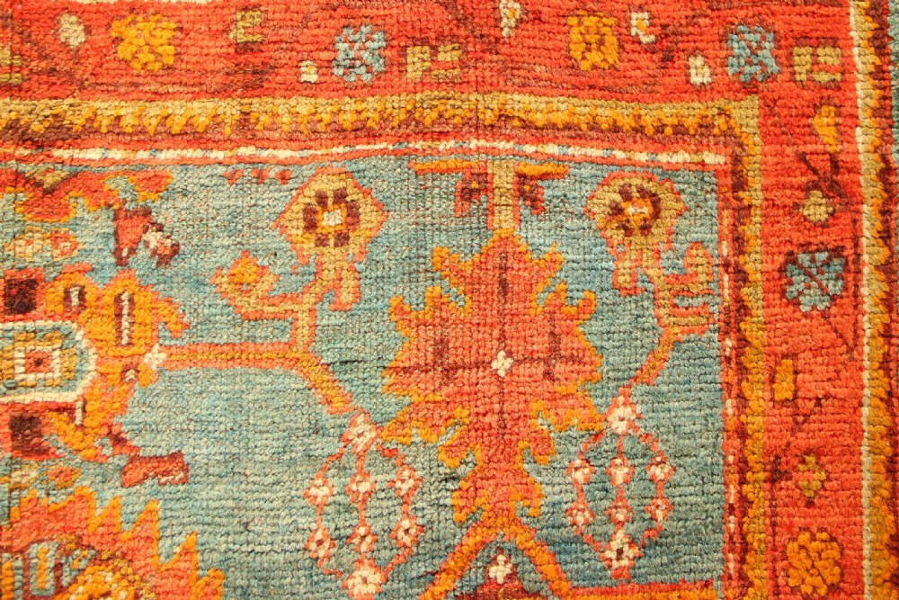 163 x 143cm  Antique Oushak Small Rug View IV