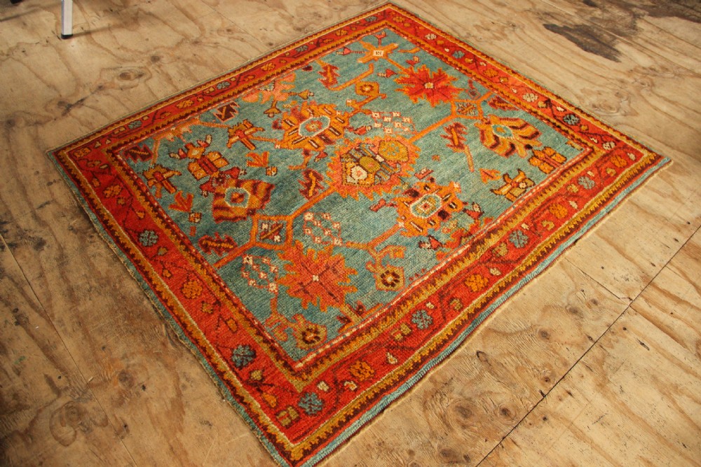 163 x 143cm  Antique Oushak Small Rug View VII