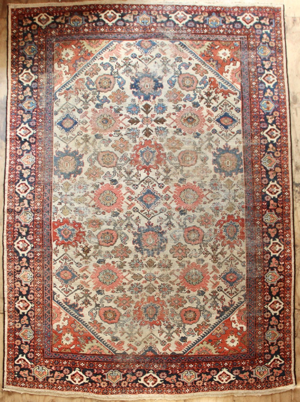 230 x 326 Antique Mushkabad Carpet