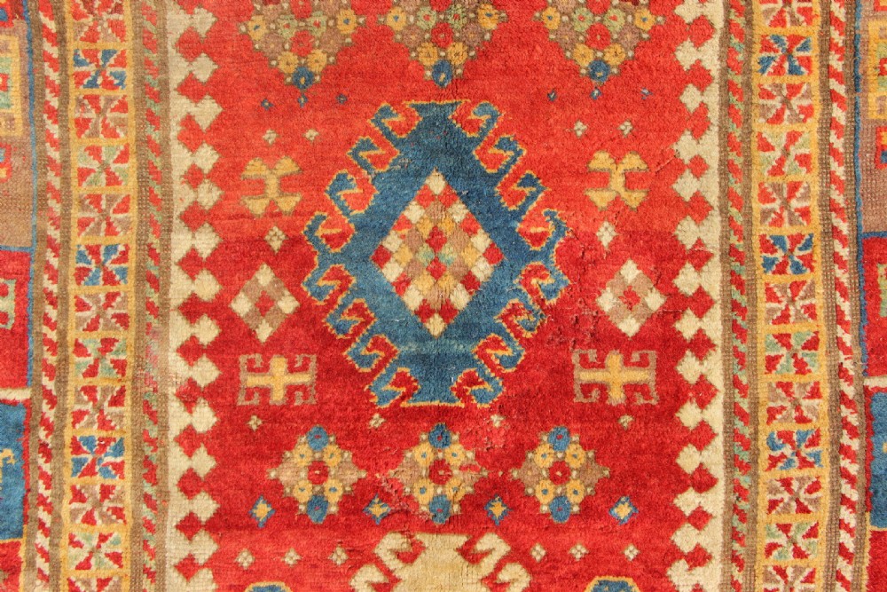194 x 238cm Antique Bordjalou Kazak- Oustanding View VIII