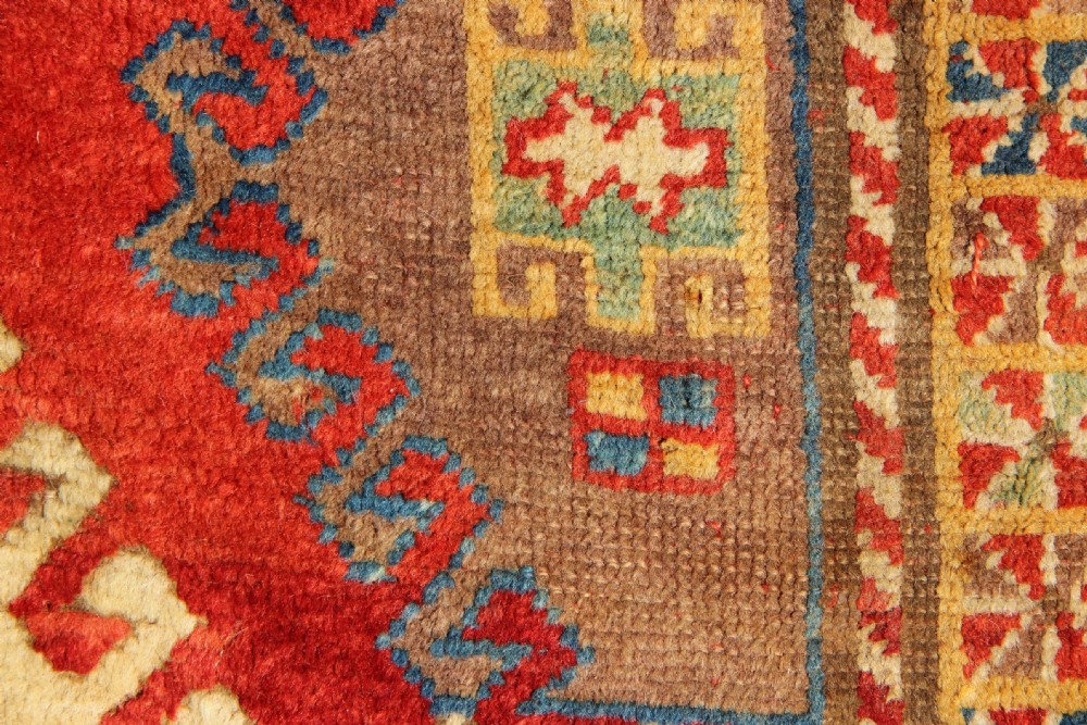 194 x 238cm Antique Bordjalou Kazak- Oustanding View X