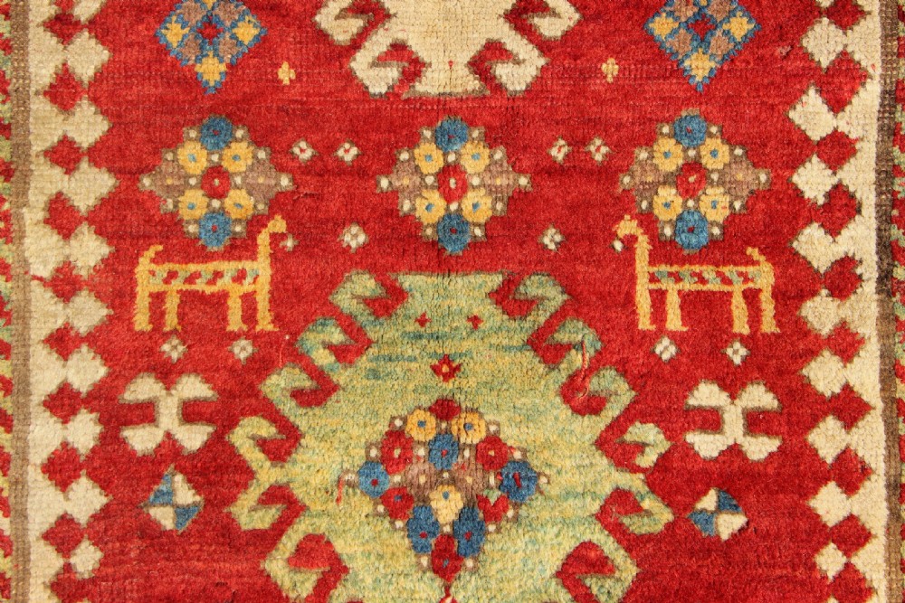 194 x 238cm Antique Bordjalou Kazak- Oustanding View XI
