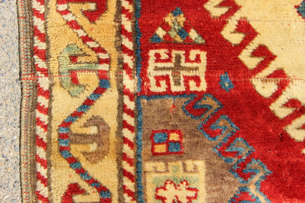 194 x 238cm Antique Bordjalou Kazak- Oustanding View XII