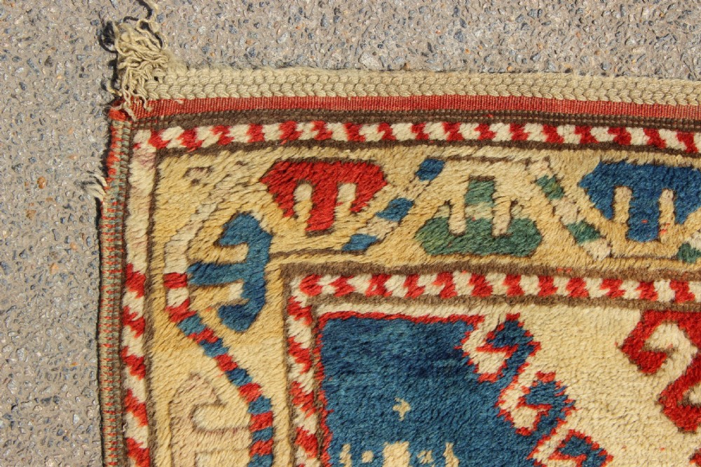 194 x 238cm Antique Bordjalou Kazak- Oustanding View XIII