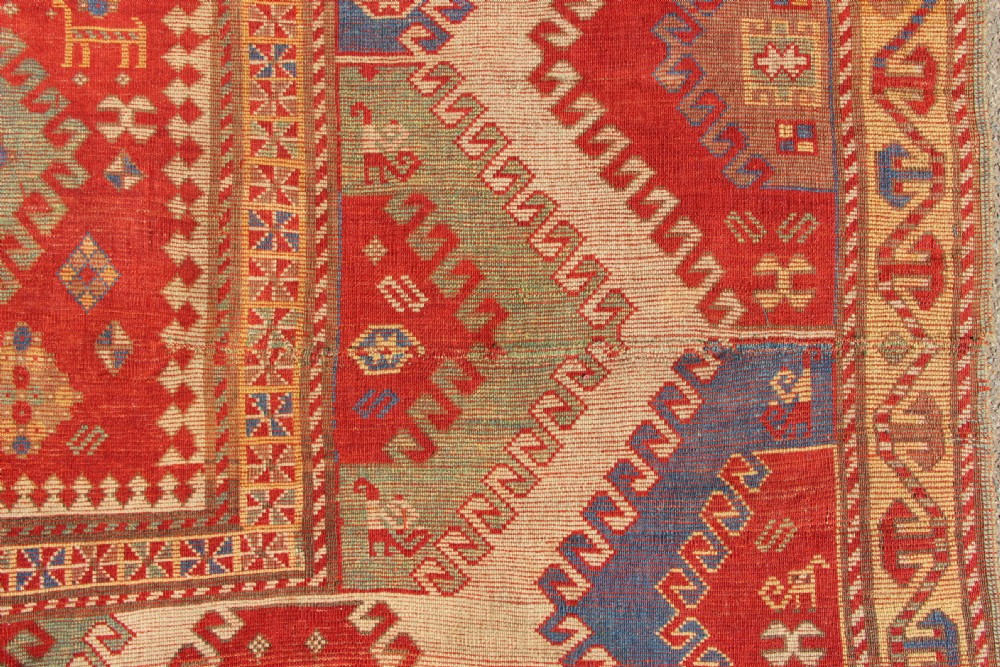 194 x 238cm Antique Bordjalou Kazak- Oustanding View XXV