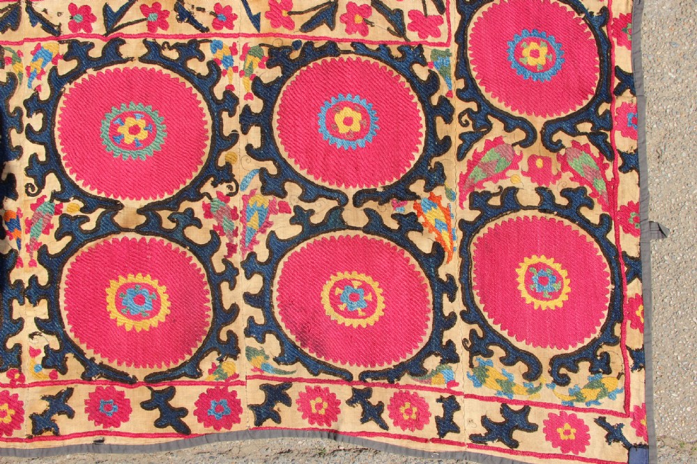 188 x 282cm Antique Tashkent Suzani View III