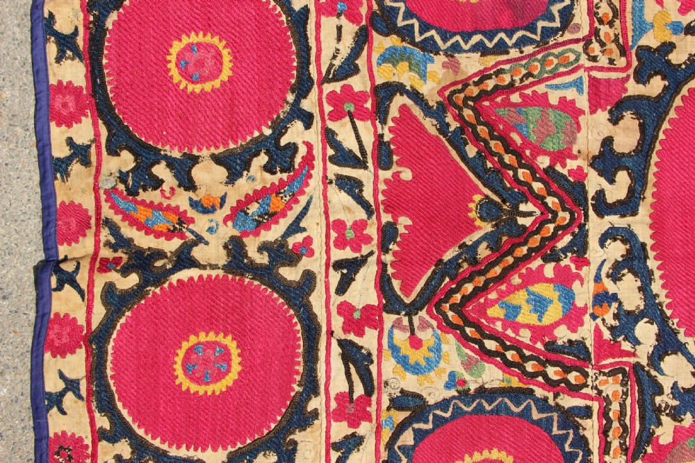 188 x 282cm Antique Tashkent Suzani View IV