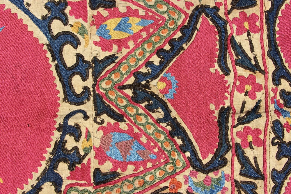 188 x 282cm Antique Tashkent Suzani View VIII