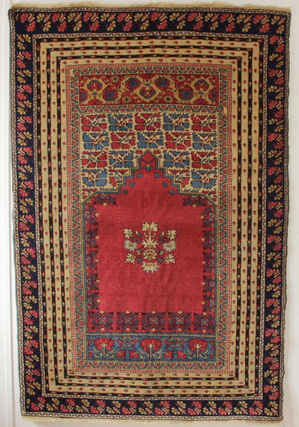 128 x 188cm Antique Anatolian Prayer Rug
