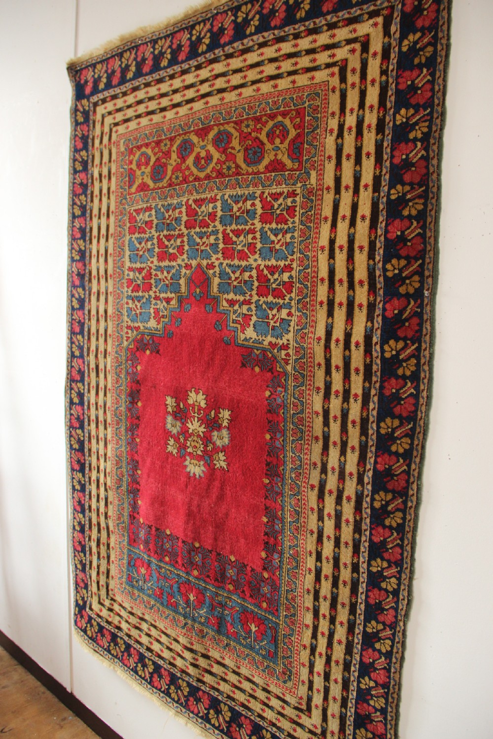 128 x 188cm Antique Anatolian Prayer Rug View XIII