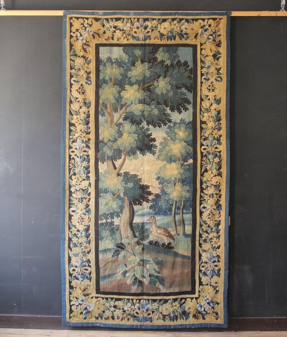 170 x 318cm 18th Century Verdure Tapestry