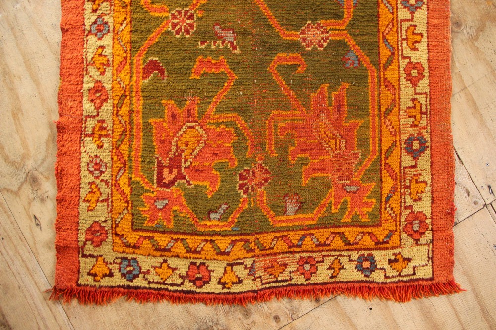 116 x 470cm Antique Oushak Runner View II