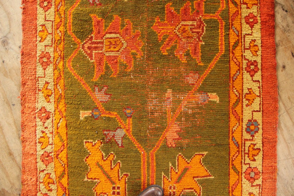 116 x 470cm Antique Oushak Runner View III